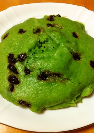 ホットケーキミックスで 小松菜の蒸しパン-レシピのメイン写真