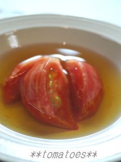 トマトの煮びたし-レシピのメイン写真