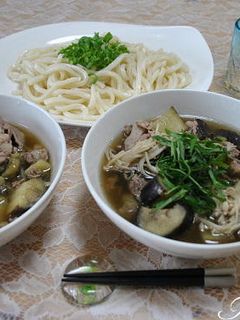 豚肉と茄子のうどん-レシピのメイン写真