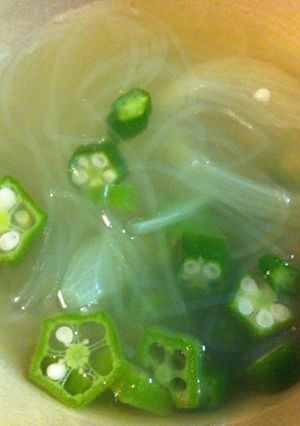 オクラのスープ-レシピのメイン写真