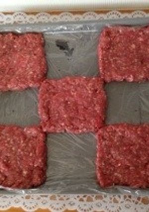 牛肉100％ハンバーグ（パティ）-レシピのメイン写真