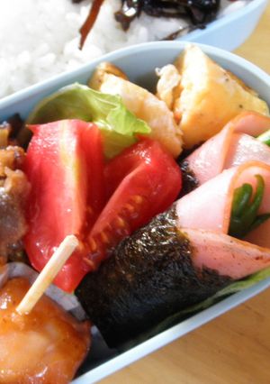お弁当に★ピーマンのハム巻き-レシピのメイン写真