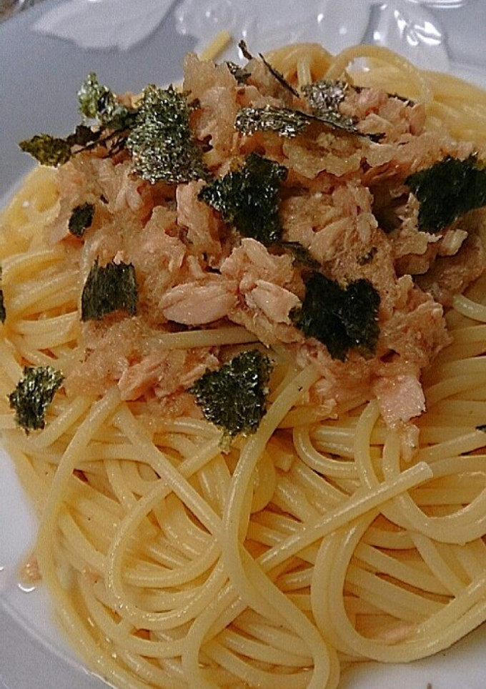 ツナと大根おろしだけの簡単すぎ和風パスタ-レシピのメイン写真
