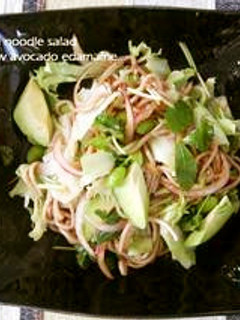 アボカドde蕎麦サラダ-レシピのメイン写真