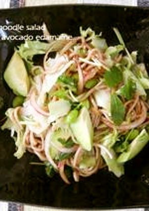 アボカドde蕎麦サラダ-レシピのメイン写真