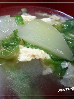 すぐ出来る♪冬瓜の卵とじスープ-レシピのメイン写真