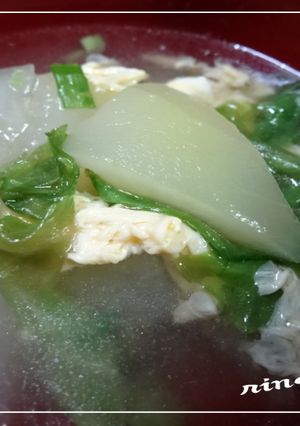 すぐ出来る♪冬瓜の卵とじスープ-レシピのメイン写真