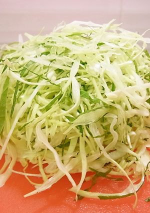 うちの美味しい千切りキャベツ-レシピのメイン写真