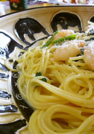 ★えびとホウレンソウのクリームパスタ★-レシピのメイン写真