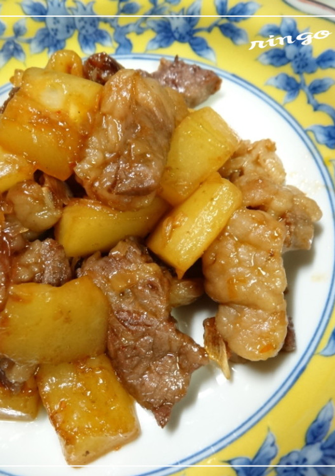 ご飯がすすむ♪　冬瓜と牛肉の炒め物-レシピのメイン写真