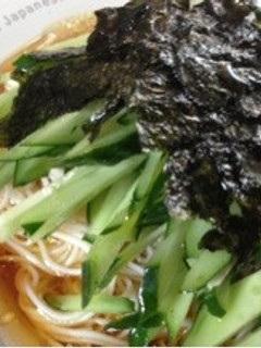 さっぱり簡単オリーブDEきゅうりそうめん-レシピのメイン写真
