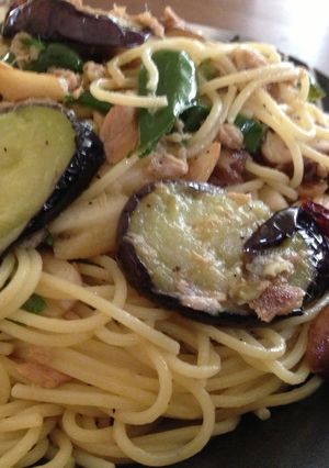 簡単♪ あっさりナスとツナのパスタ-レシピのメイン写真