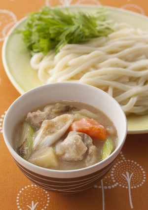 シチューをリメイク　つけ麺（うどん）-レシピのメイン写真