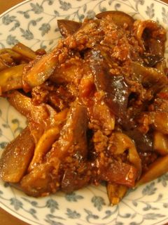 簡単☆ピリ辛♪茄子の挽肉炒め-レシピのメイン写真