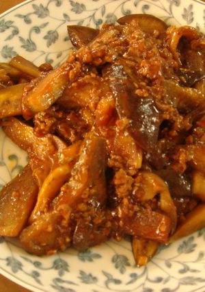 簡単☆ピリ辛♪茄子の挽肉炒め-レシピのメイン写真