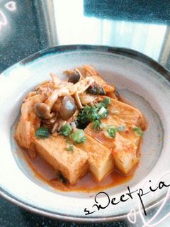 厚揚げとキムチのさっと煮-レシピのメイン写真