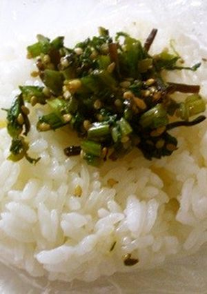 かぶの葉っぱと昆布の生ふりかけ-レシピのメイン写真