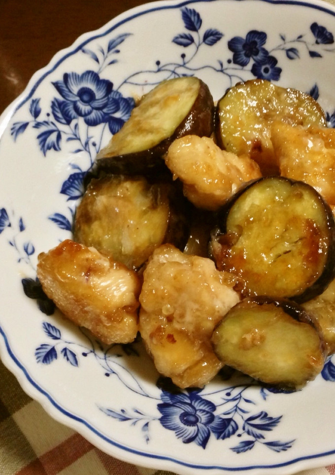 鶏肉と茄子のマヨ照り焼き-レシピのメイン写真