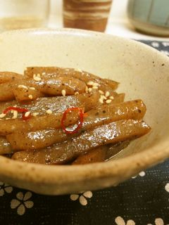 お弁当に*こんにゃくのピリ辛炒め-レシピのメイン写真