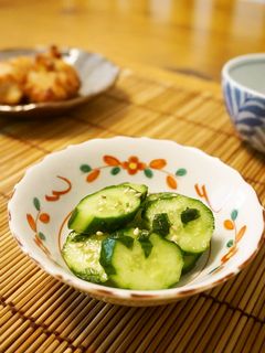 *白だしで*胡瓜と大葉の浅漬け*-レシピのメイン写真