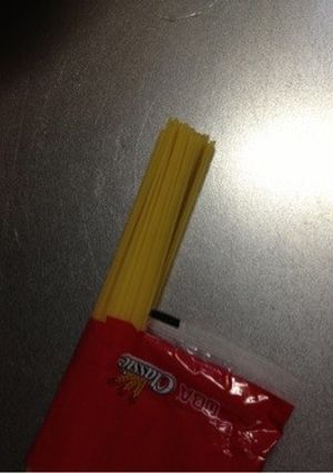 簡単にパスタを一人前取り出す裏技!!-レシピのメイン写真