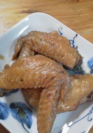 手羽先のにんにく醤油煮-レシピのメイン写真
