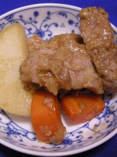 大根人参豚ひれブロック炒め煮-レシピのメイン写真