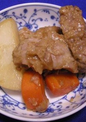 大根人参豚ひれブロック炒め煮-レシピのメイン写真
