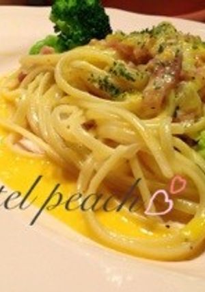 夏の和風カルボナーラ♪-レシピのメイン写真