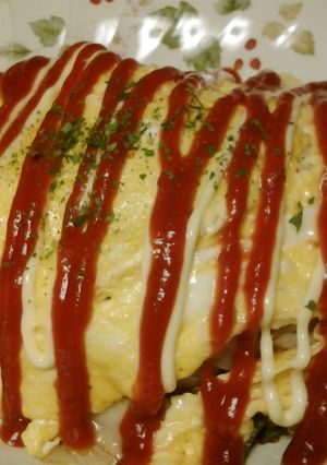 いつもと違う♡焼きそば☆オムソバ-レシピのメイン写真