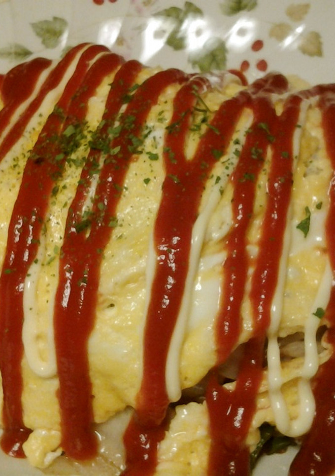 いつもと違う♡焼きそば☆オムソバ-レシピのメイン写真