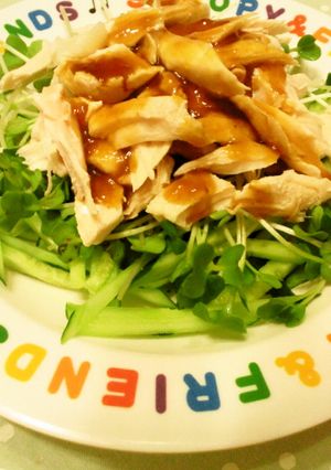 鶏のさっぱり煮の煮汁でリメイク！-レシピのメイン写真