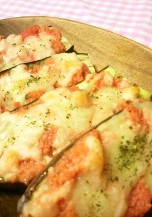ナスの明太チーズ焼き-レシピのメイン写真
