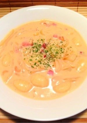 簡単♪ニョッキ豆乳クリームチーズソース-レシピのメイン写真