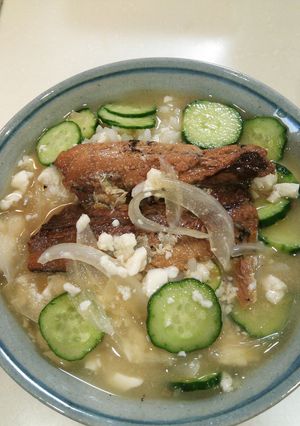 さんまのかば焼き缶でなんちゃって冷や汁！-レシピのメイン写真