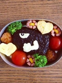 スーパーマリオ*キラー海苔弁当-レシピのメイン写真
