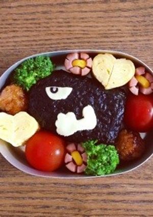 スーパーマリオ＊キラー海苔弁当-レシピのメイン写真