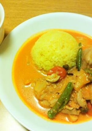 タイカレーにはターメリックライス-レシピのメイン写真