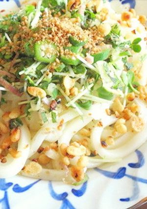 ごま油じゅわぁ～っ！の冷やしうどん-レシピのメイン写真