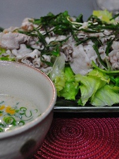漬けしゃぶ豆乳胡麻味噌だれ-レシピのメイン写真