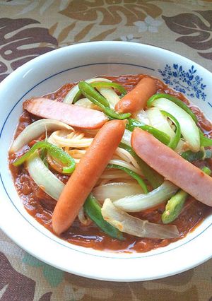 名古屋めしアレンジ☆カレーあんかけスパ-レシピのメイン写真