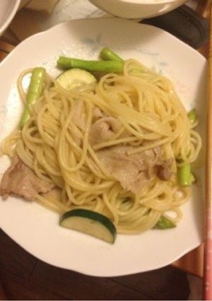 豚肉と夏野菜のパスタ-レシピのメイン写真