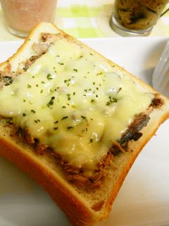 *朝食に*鯖の水煮のチーズトースト*-レシピのメイン写真