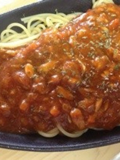 ツナとミートソースのパスタ-レシピのメイン写真