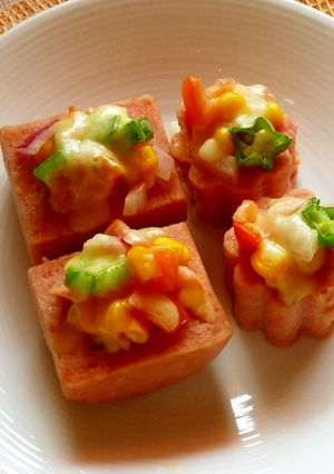 SPAMカップのお野菜焼き-レシピのメイン写真