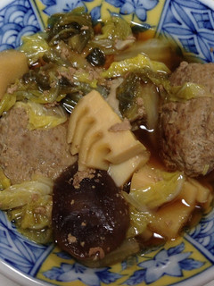 豚肉団子と白菜とタケノコの煮物-レシピのメイン写真
