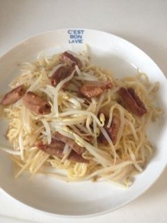 『モツ塩焼きそば』柚子胡椒風味-レシピのメイン写真