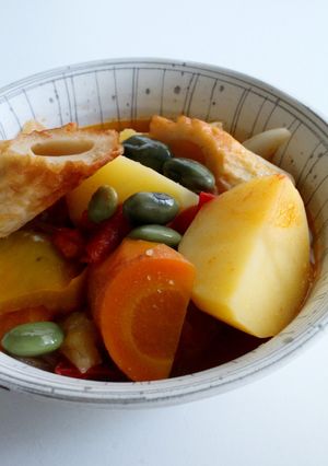 シャトルシェフde肉なし夏の肉じゃが-レシピのメイン写真