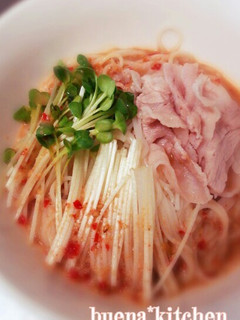 ピリうま☆特製ゴマダレそうめん-レシピのメイン写真