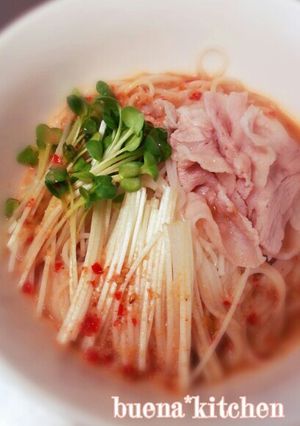 ピリうま☆特製ゴマダレそうめん-レシピのメイン写真